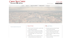 Desktop Screenshot of canonlawcentre.com